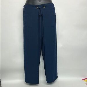 Soulmates Navy Relaxed Pants size small wide leg